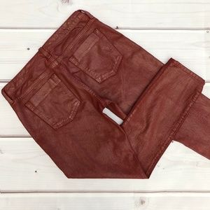 Banana Republic | Coated Skinny Ankle Jeans